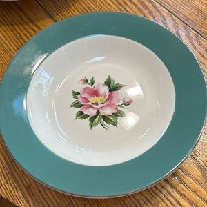 Empire Green China bowl Century Service Corp. Semi Vitreous Dinnerware .